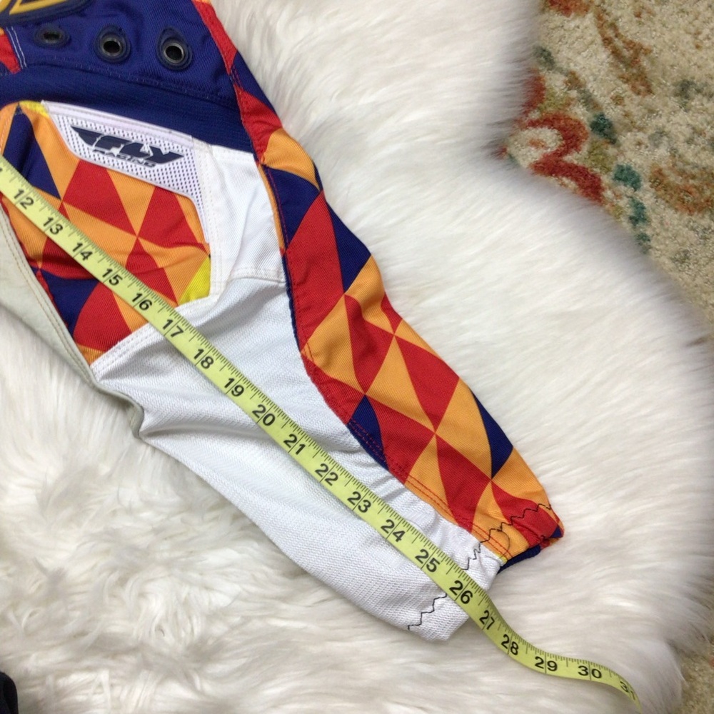 Fly Racing Pants Mens 30 Kinetic Tech Mid Rise Motocross Adjustable Waist - Picture 3 of 10